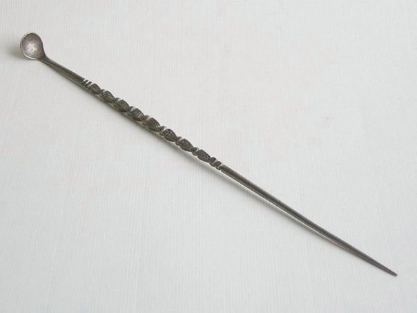 Paktong opium needle – (2365)